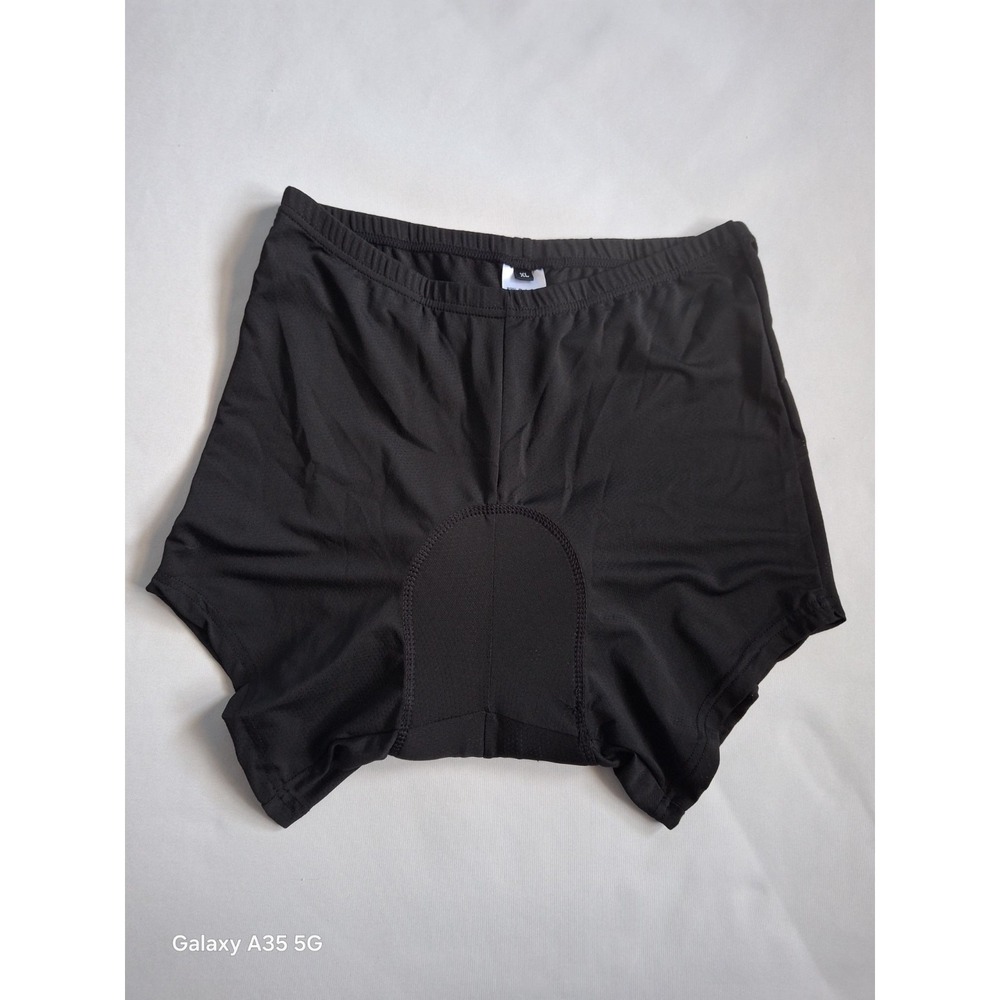Womens Cushioned‎ Black Bike Shorts Size XL